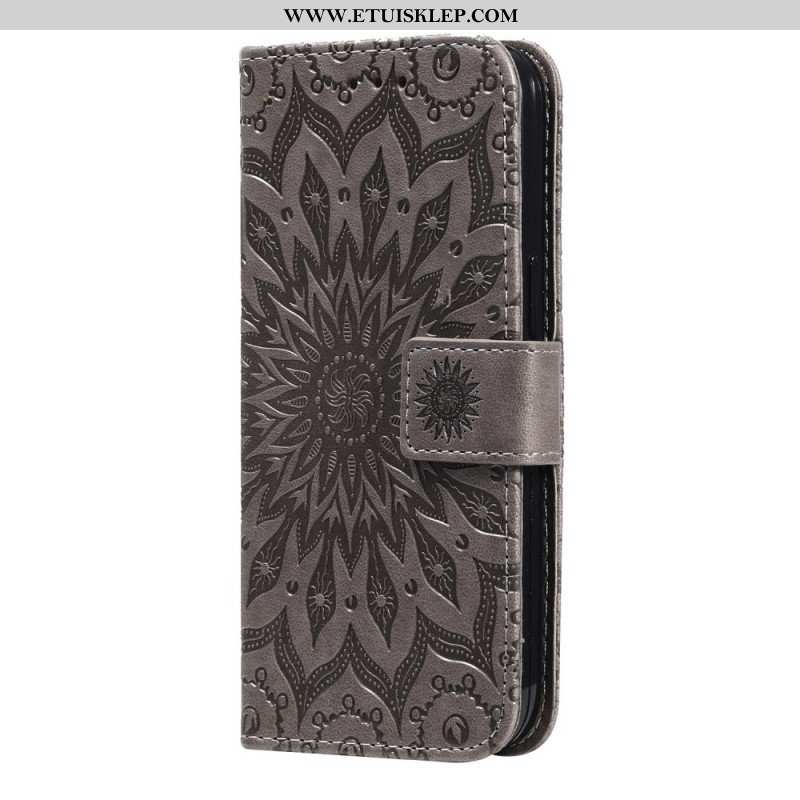 Etui Na Telefon Pokrowce do Poco X5 5G Słońce Z Smyczą